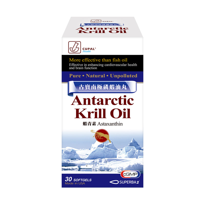 CUPAL Antarctic Krill Oil 30 Softgels