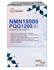 CUPAL 古寶黃金版 NMN18000 PQQ1200 Ex 60 粒 (兩盒裝)