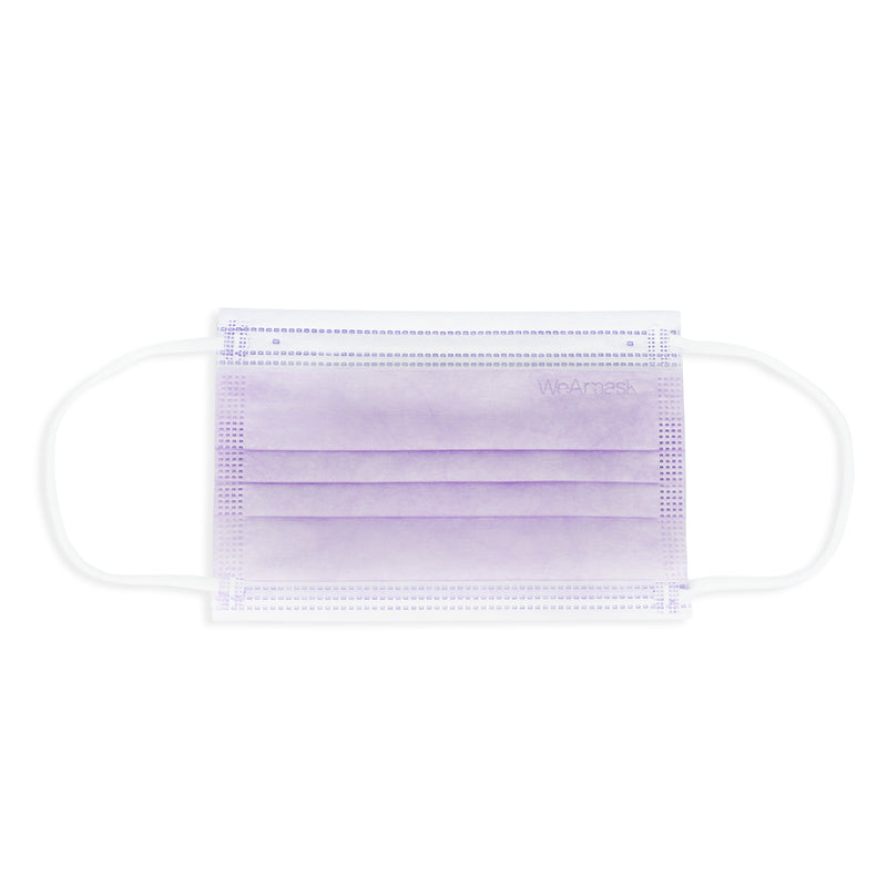 紫花油WeArmask Level 2 三層過濾防護紫色口罩30片裝 非獨立包裝 (中童/小顏)